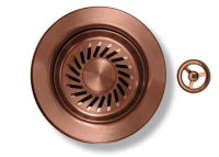 Logo Vidage & trop plein cuivre - kit vidage bonde + trop plein en inox rev�tement pvd cuivre vi0003159