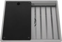 Logo Legato + inox platinium - cuve sous-plan luisina 1 grand bac coloris