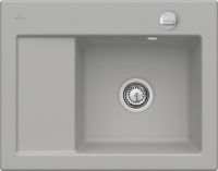 Logo Subway compact fossil - evier � encastrer villeroy & boch 1 bac, 1 �gouttoir coloris fossil ev3313 02 kd