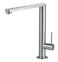 Logo Rc307055 - mitigeur de cuisine luisina, bec pivotant inox massif