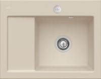 Logo Subway compact almond - evier � encastrer villeroy & boch 1 bac, 1 �gouttoir coloris almond ev331302am