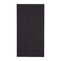 Logo Serviettes d�ner 2 plis format 1/8 fiesta recyclable 400mm noires (lot de 2000) fe249