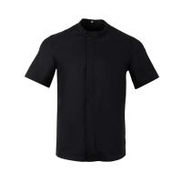 Logo Veste de cuisinier en maille � manches courtes southside harlem noire s ba115-s