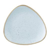 Logo Assiettes triangulaires churchill stonecast duck egg lotus 192mm (lot de 12) ff671