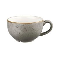 Logo Tasses � cappuccino churchill stonecast peppercorn grey 236ml (lot de 12) dk566