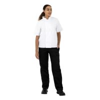 Logo Lot de 2 vestes de cuisine blanches nisbets essentials m bb547-m