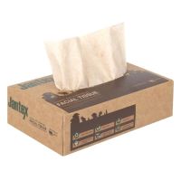 Logo Mouchoirs jantex green 100% recycl� 100 feuilles (lot de 36) hw715