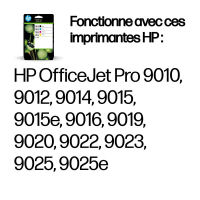 Logo Hp 963 cmyk original ink cartridge 4-pack 48301075
