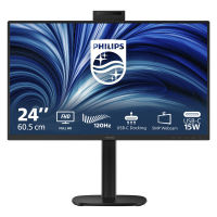 Logo Philips 23.8p 1920x1080 120hz ips flat h/a 150 mm usb c docking display 90w daisy chain with 24b2n3200j tuv eyesafe usb 48292806