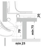 Logo Hop noir - p�dale ouverture meuble ac033f09s01