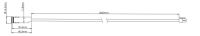 Logo Swipe aluminium - interrupteur dimmable sensitif 24v coloris aluminium