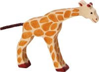 Logo Girafe, petite, buvant 80156