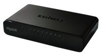 Logo Gigabit ethernet switch, 8 port, desktop, edimax d931924