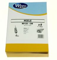 Logo Mi125cw sacs aspirateur wpro (x8) pour  adaptable sur miele 4619913