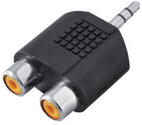 Logo Logilink adaptateur audio, jack mle 3,5 mm - 2x rca femelle 11112689