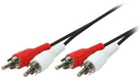 Logo Logilink cble audio, 2x rca mle - 2x rca mle, 2,5 m 11112704