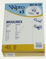 Logo Mo136cw sac wpro bote adaptable sur moulinex 1000 / 5 sacs + 1 mf 4619921