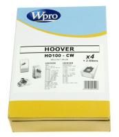 Logo Ho100cw sacs aspirateur wpro (x4) pour  adaptable sur hoover 4619907