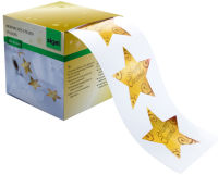 Logo Sigel autocollant de noel 'christmas stars', sur rouleau 8202637