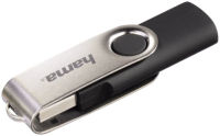 Logo Hama cl usb 2.0 flash drive 'rotate', 128 gb, noir / argent 16108071