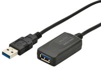 Logo Digitus cble de rallonge actif usb 3.0, 5 m  usb-a mle - 11005689