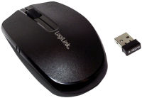 Logo Logilink mini souris optique pour notebook, sans fil, noir 11114801