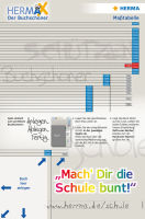 Logo Herma ma�tabelle f�r buchschoner herm�x 2813