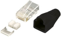 Logo Logilink connecteur mle rj45, blind, cat.6, noir 11114894