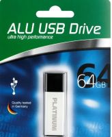 Logo Alu-usb clef usb 2.0 alu drive -platinum- f95857