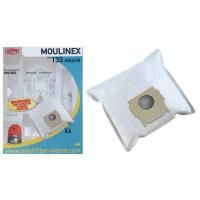 Logo 133 133 sacs aspirateur (x4) pour  adaptable sur moulinex 995101