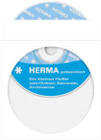 Logo Herma pochettes papier pour cd/dvd, avec fentre, blanc 6500512