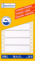Logo Avery zweckform etiquettes ordinateur, en continu 7203611