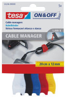Logo Tesa on & off serre-cbles velcro cable manager small,color 8755236