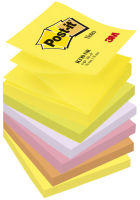 Logo Post-it recharge z-notes 100 feuilles 7,6 x 7,6 cm non jaune/rose 343269