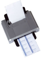 Logo Durable bote 240 etiquettes badgemaker pour badges l75 x h40 mm - blanc 383613