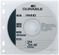 Logo Durable pochette cd-/dvd cover file, pp, transparent 9523919