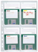 Logo Durable pochette pour disquettes, pour 4 x 3,5' disquettes, 9524319