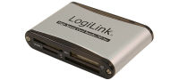 Logo Logilink lecteur de cartes usb 2.0, tout en 1, argent / noir 11110346