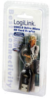 Logo Logilink mini lecteur de cartes usb 2.0, pour cartes microsd 11111637
