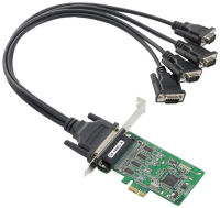 Logo Moxa serial board pci express smart rs-232 4 ports, db9 12120241