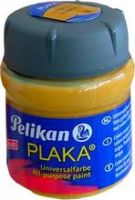 Logo Peinture pelikan plaka ocre lumineux