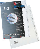 Logo Hetzel intercalaires en plastique, numérotés, format a4, 59252374