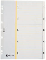 Logo Hetzel intercalaires en carton mylar, numrots, format a4, 59332121
