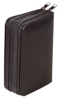 Logo Agenda-portefeuille modle 15500-1, a5, en similicuir, noir 59447883