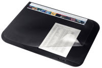 Logo Leitz sous-main soft-touch, 650 x 500 mm, noir, en pvc 80531295