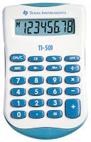 Logo Texas calculatrice de poche 8 chiffres ti-501 393579