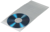 Logo Hama pochette pour cd/dvd, pp, ouvert en haut, transparent 1611716