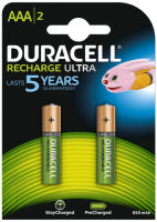 Logo Duracell piles precharged micro aaa, en blister de 2 3040171