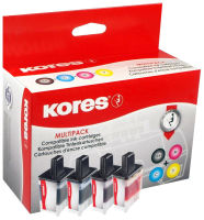 Logo Kores multi-pack encre g1523kit remplace brother lc-985bk/ 13009111