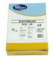 Logo El62cw sac wpro bote adaptable sur electrolux / 5 sacs 8766907